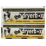 (2) The Dryer Box 5ct Dryer Exhaust Hose Connectio