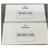 (100) Rnds Reloaded 38 SPECIAL Ammo