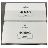 (100) Rnds Reloaded 44 MAGNUM Ammo