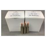 (40) Rnds Reloaded 22-250 Ammo