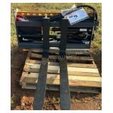Wolverine Hydraulic Pallet Fork Skid Attachment PF