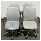 (4) Rolling Office Chairs