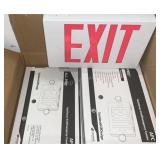 (8) Cooper LED Exit Signs 625-1314