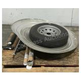 Trailer Wheel, All Thread Rod & More