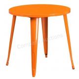 (3) 30"x30" Round Metal Tables