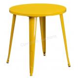 (3) 30"x30" Round Metal Tables