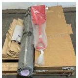 Plastic Shovels, Metal Wire Shelves +