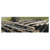 (3) Aluminum Bleachers OFFSITE