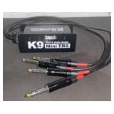 (20) Talent CAT-5 Audio Snakes K9 Mini TRS