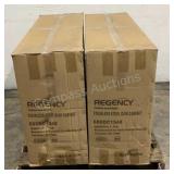 (2) Regency Stainless Steel Dish Cabinets 600DC154