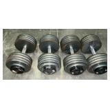 (4) Assorted Dumbbells OFFSITE