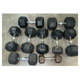 (9) Assorted Dumbbells OFFSITE