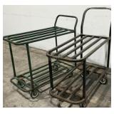 (2) Metal Carts