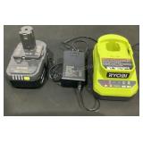 Ryobi 18v Battery & Charger