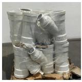 (17) 8"x8"x4" PVC Sewer Wye
