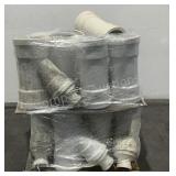 (16) 8"x8"x4" PVC Sewer WYE
