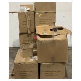 (9) Boxes Of Assorted Drinking Glasses
