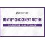 November Monthly Consignment Auction