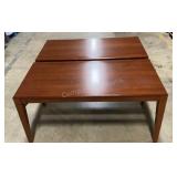(2) Wooden Square Tables