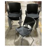 (12) Allseating Stackable Chairs