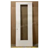 Wooden Door w/ Glass Panel