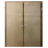 (2) Wooden Doors