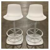 (2) Steelcase Bar Stools