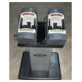 Power Block Adjustable Dumbbells with Stand