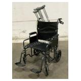 Transport Chair & Crutches