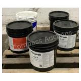 (5) Assorted Floor Adhesives & Compounds