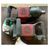 (2) Chicago Pneumatic 1" Pneumatic Impact Wrenches