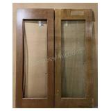 (2) Wooden Doors