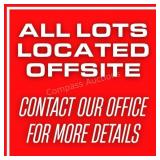 All Lots Located Offsite in Chattanooga, TN