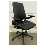 Steelcase Leather Rolling Office Chair Gesture
