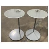 (2) Await Freestanding Side Tables