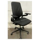 Steelcase Leather Rolling Office Chair Gesture