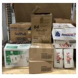 Assorted Janitorial Cleaners & Supplies