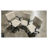 (3) Steelcase Rolling Armchairs