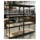(2) Metal Interlocking Shelves