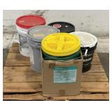 (5) Assorted Floor Adhesives & Compounds