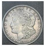 1921 .7734oz Silver Morgan Dollar