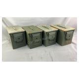 (4) Extra Large Ammo Cans