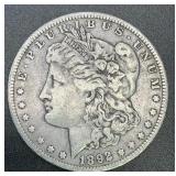 1892 .7734oz Silver Morgan Dollar