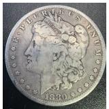 1880 .7734oz Silver Morgan Dollar