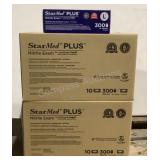 (2) StarMed Plus 3000ct Large Exam Gloves SMNP304