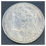 1887 .7734oz Silver Morgan Dollar