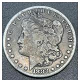 1882 .7734oz Silver Morgan Dollar