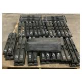 (38) Duraline 17"x5" Rubber Bumpers