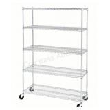Seville 5 Tier Metal Wire Shelving Unit WEB562
