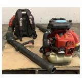 (2) RedMax EBZ6500 Gas Powered Backpack Blowers